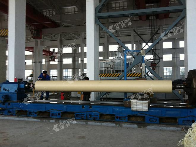 Imported six-meter long nylon roller maintenance site