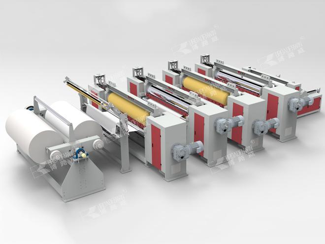 Lithium battery separator rolling finishing production line