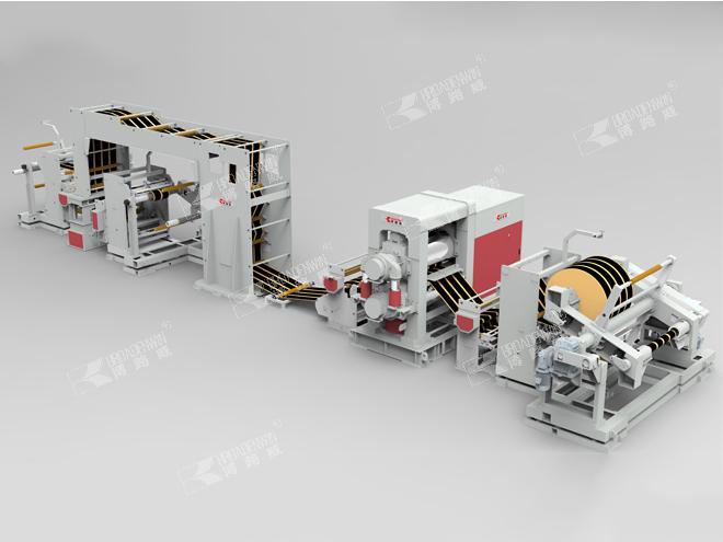 Fully Automatic Lithium Battery Electrode Calendering&Slitting Integrated Line